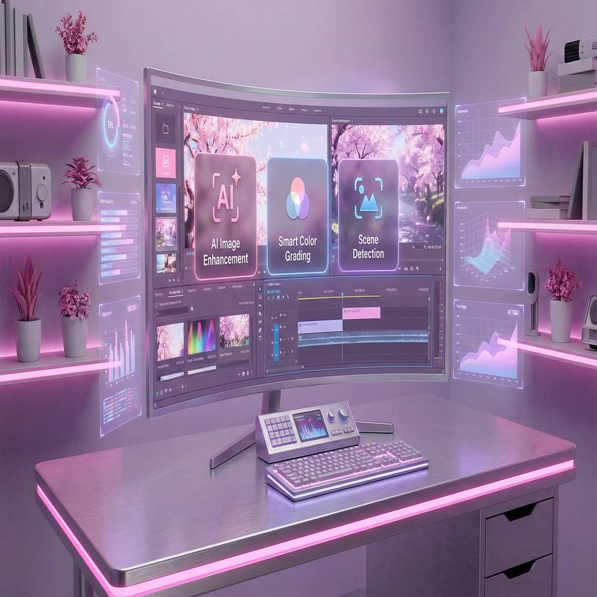 偷拍AI传媒剪辑